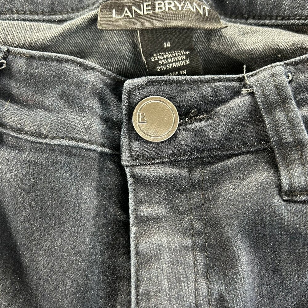 Lane Bryant Size 14 - Ankle Jeans - Dark Blue/Black - 5 Pocket - Picture 5 of 5